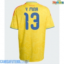 Camisa de time de futebol Colômbia Yerry Mina #13 Replicas 1º Equipamento Mundo 2026 Manga Curta